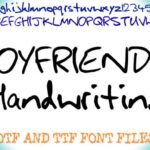 Boyfriends Handwriting Font - Featured Image