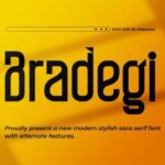 Bradegi Font - Featured Image