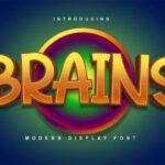 Brains Font - Featured Image