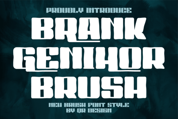 Brank Genihor Brush Font - Featured Image