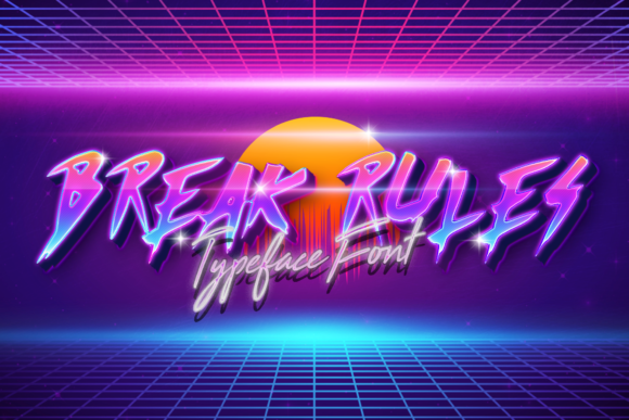 BreakRules Font - Featured Image