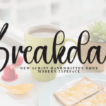 Breakday Font - Featured Image