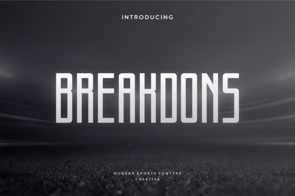 Breakdons Font - Featured Image