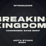 Breaking Kingdome Font - Featured Image