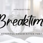 Breaktime Font - Featured Image