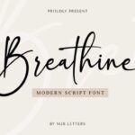 Breathine Font - Featured Image