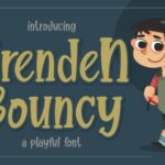 Brenden Bouncy Font - Featured Image