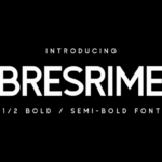 Bresrime Font - Featured Image