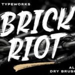 Brick Riot Font - Featured Image