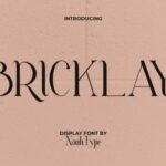 Bricklay Font - Featured Image