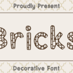Bricks Font - Featured Image