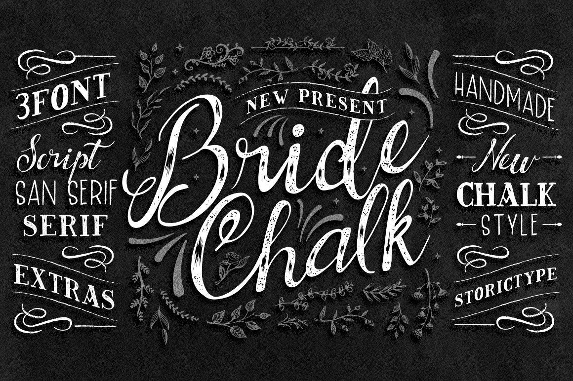 BrideChalk Font - Featured Image