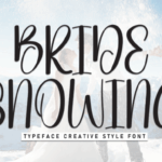 Bride Snowing Font - Featured Image