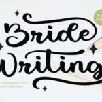 Bride Writing Font - Featured Image