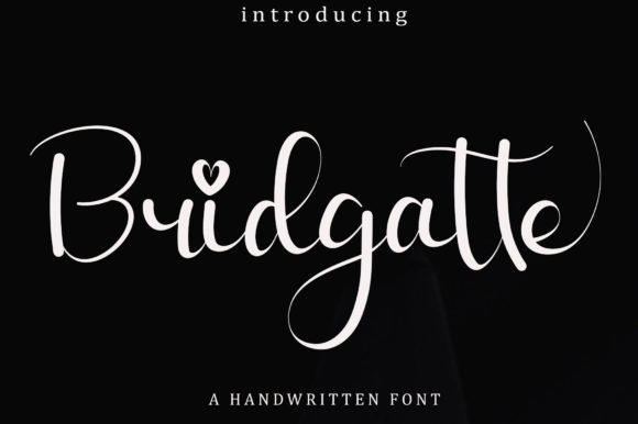 Bridgatte Font - Featured Image