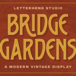 Bridge Gardens Font - Featured Image