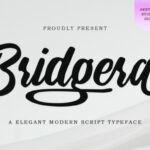 Bridgera Font - Featured Image