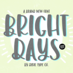 Bright Days Font - Featured Image