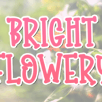 Bright Flowery Font - Featured Image
