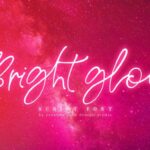 Bright Glow Font - Featured Image