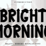 Bright Morning Font - Featured Image
