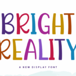 Bright Reality Font - Featured Image