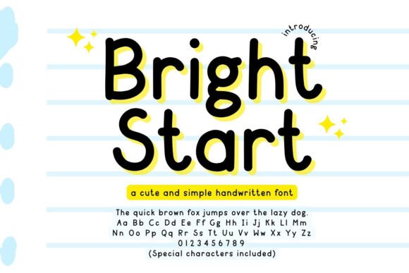 Bright Start Font - Featured Image