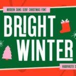 Bright Winter Font - Featured Image
