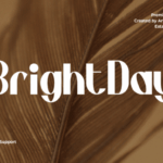 Brightday Font - Featured Image