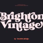 Brighton Vintage Font - Featured Image