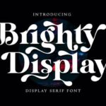 Brighty Display Font - Featured Image