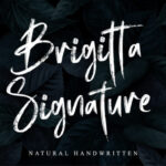 Brigitta Signature Font - Featured Image