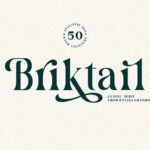 Briktail Font - Featured Image