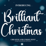 Brilliant Christmas Font - Featured Image