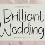 Brilliant Wedding Font - Featured Image