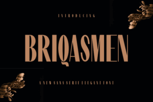 Briqasmen Font - Featured Image