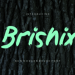 Brishix Font - Featured Image