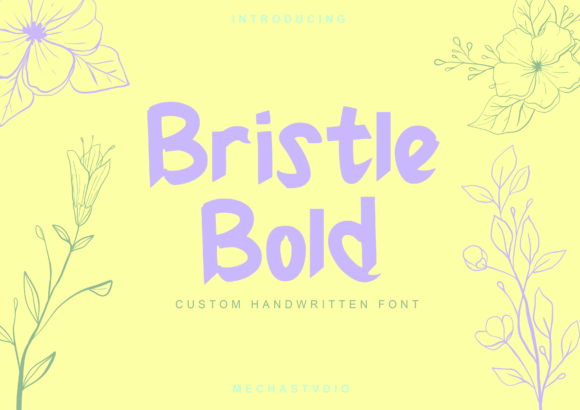 Bristle Bold Font - Featured Image