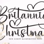 Britannia Christmas Font - Featured Image