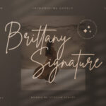 Brittany Signature Script Font - Featured Image