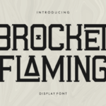 Brocket Flaming Font - Featured Image