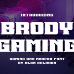 Brody Gaming Font - Featured Image