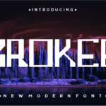Brokee Font - Featured Image