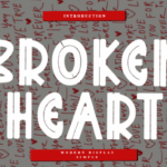Broken Heart Font - Featured Image