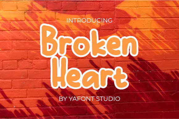 Broken Heart Font - Featured Image