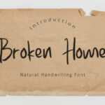 Broken Home Font - Featured Image