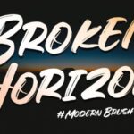 Broken Horizon Font - Featured Image