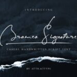 Bromeo Signature Font - Featured Image
