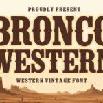 Bronco Western Font - Featured Image