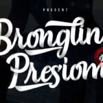Brongline Presiom Font - Featured Image